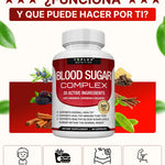 Blood Sugar x 60 capsulas Para aliviar azúcar inestable, sobre peso y cambios de humor